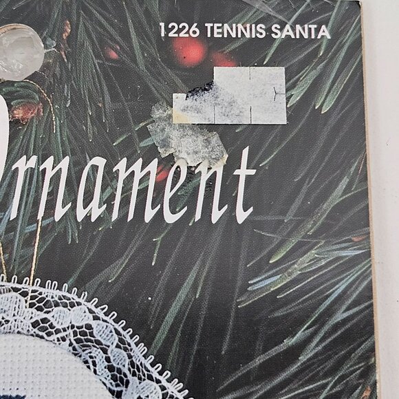 Designs For The Needle Lace Ornament Cross Stitch Kits Santa Themed Christmas - Picture 3 of 10